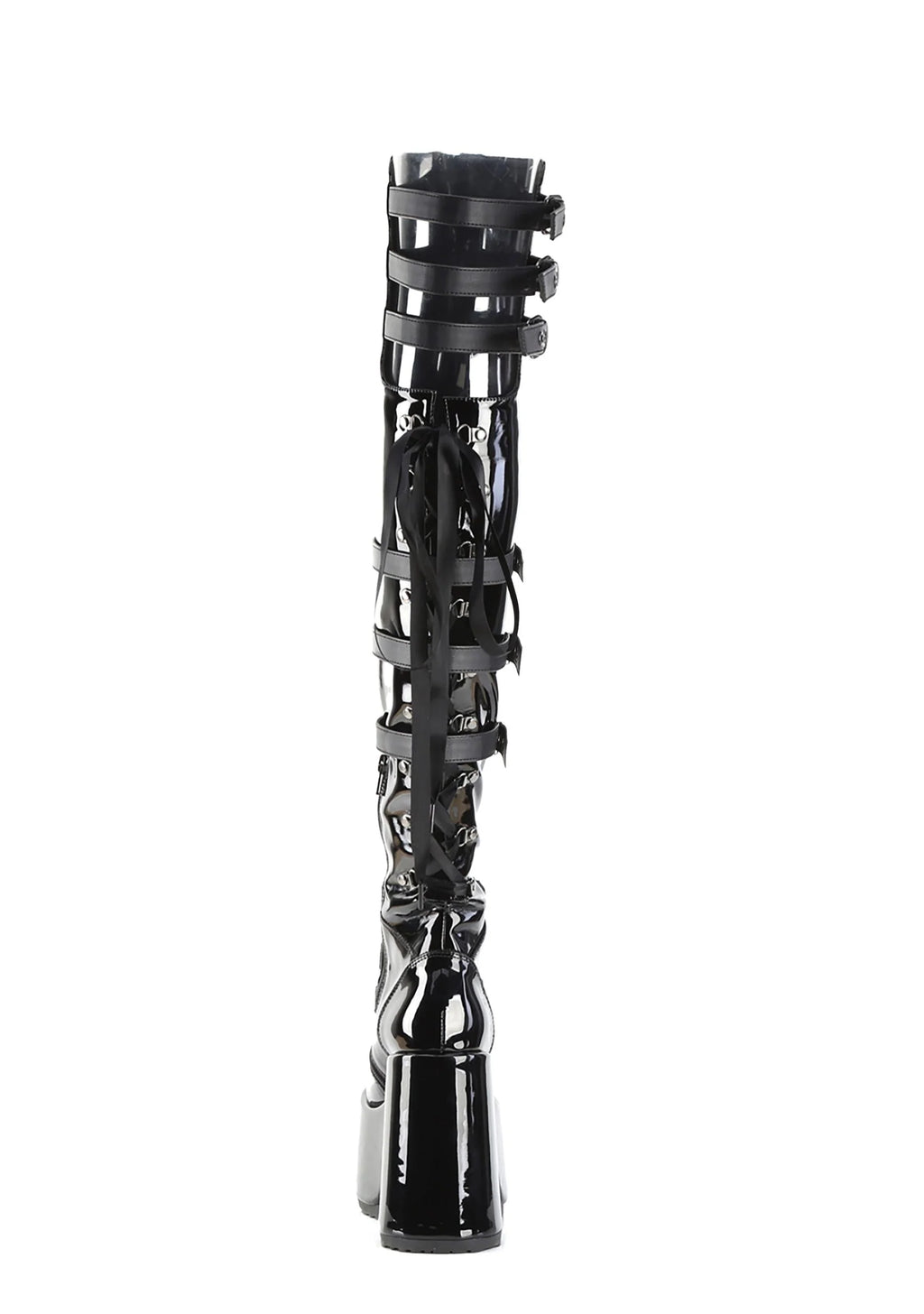 Camel-305 Platfform Thigh High Boots