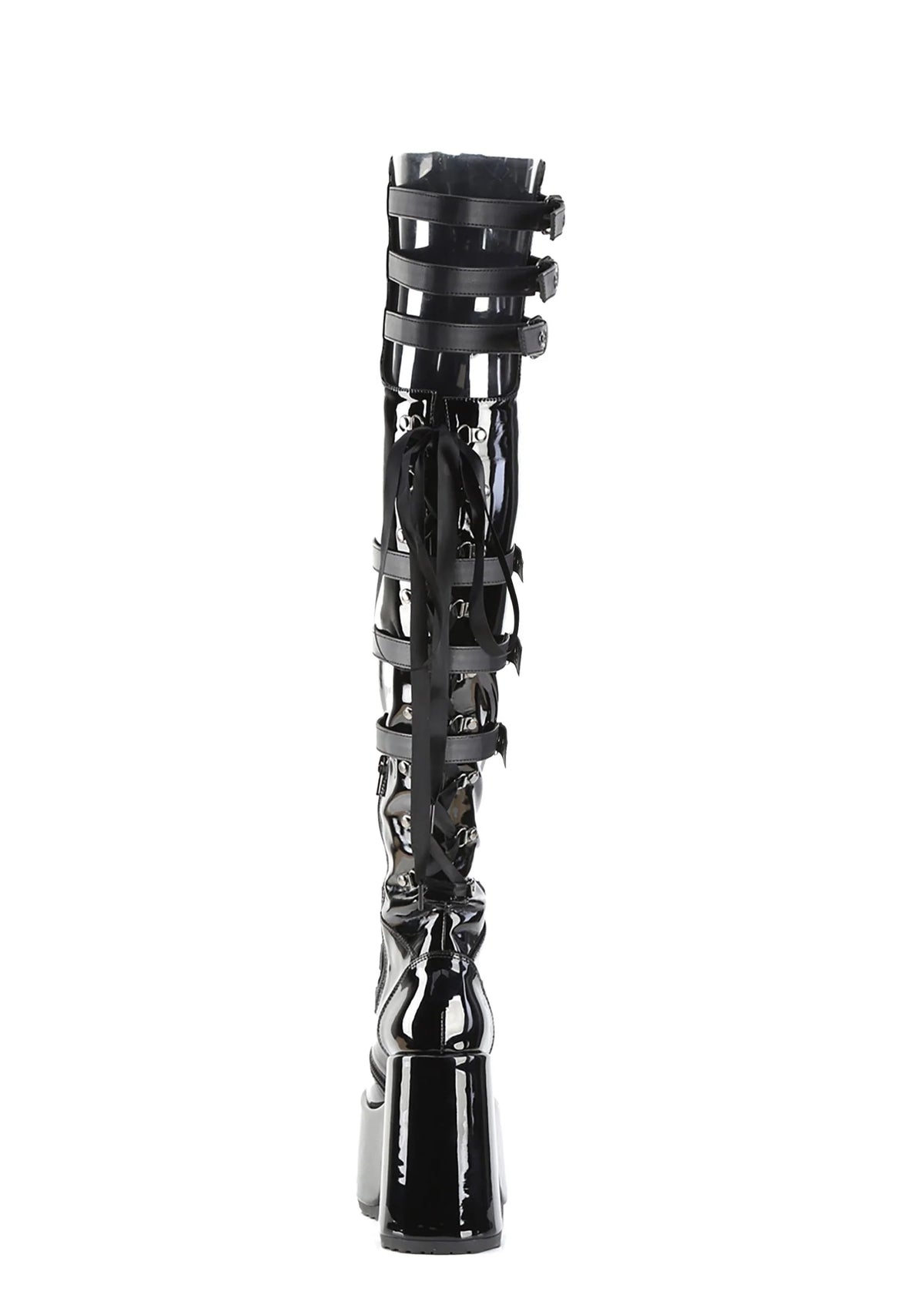 Camel-305 Platfform Thigh High Boots