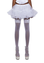 Ruffle Your Feathers Petticoat Skirt – White