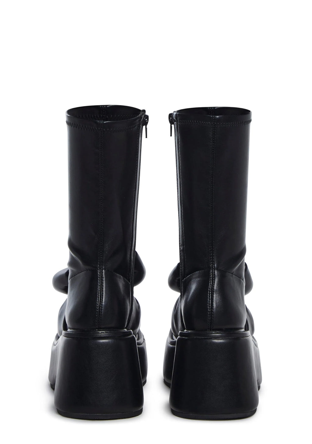 Make It Mine Bow Booties – Black