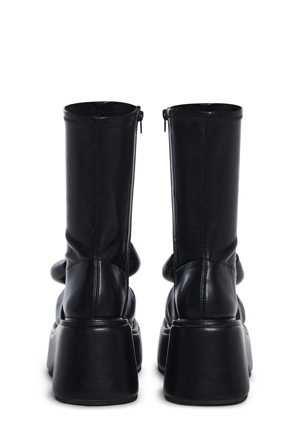 Make It Mine Bow Booties – Black