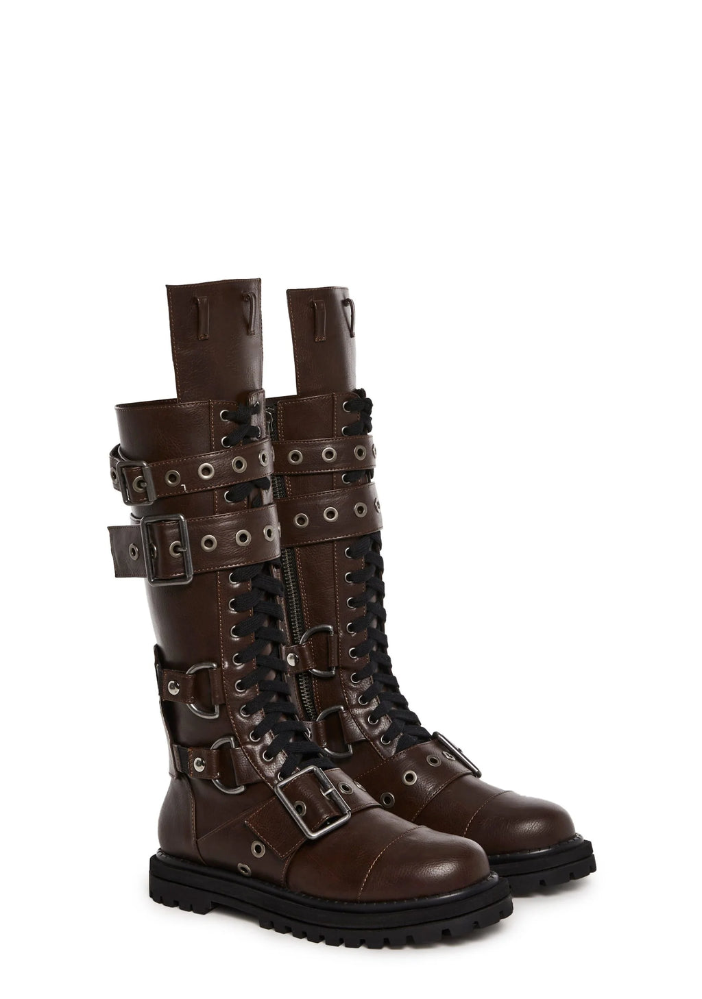 Cognac Hour Of Devastation Combat Boots