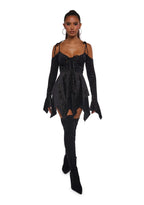 F is For Fairies® Handkerchief Dress – Glitter Velour