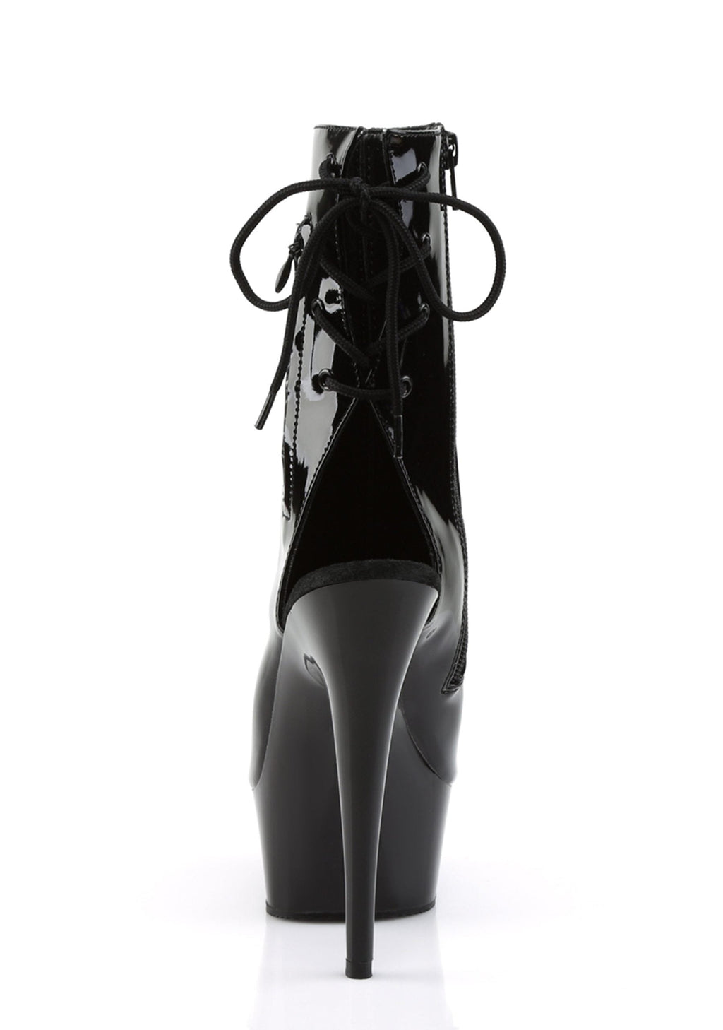 Delight-1018 Platform Ankle Boots-Black
