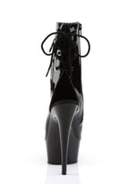 Delight-1018 Platform Ankle Boots-Black