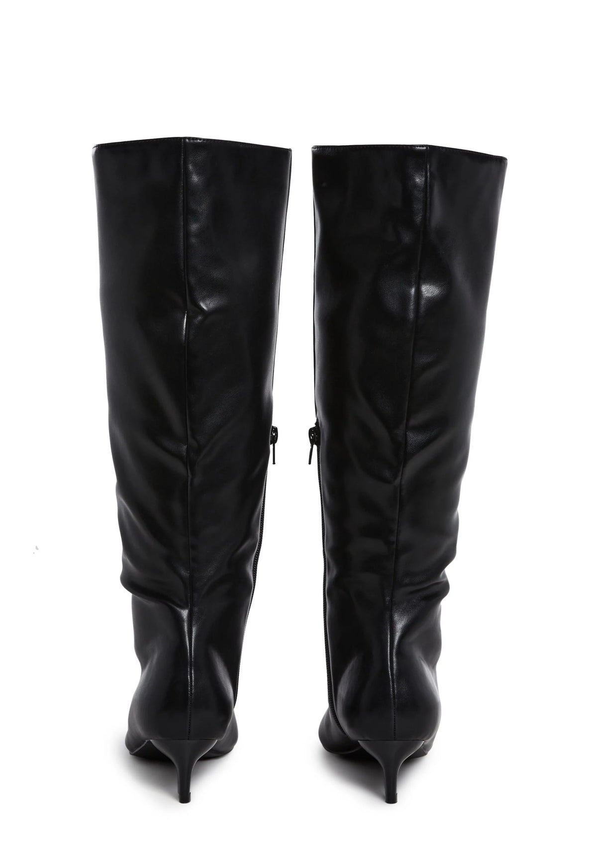 Elegant Tactics Knee High Boots – Black