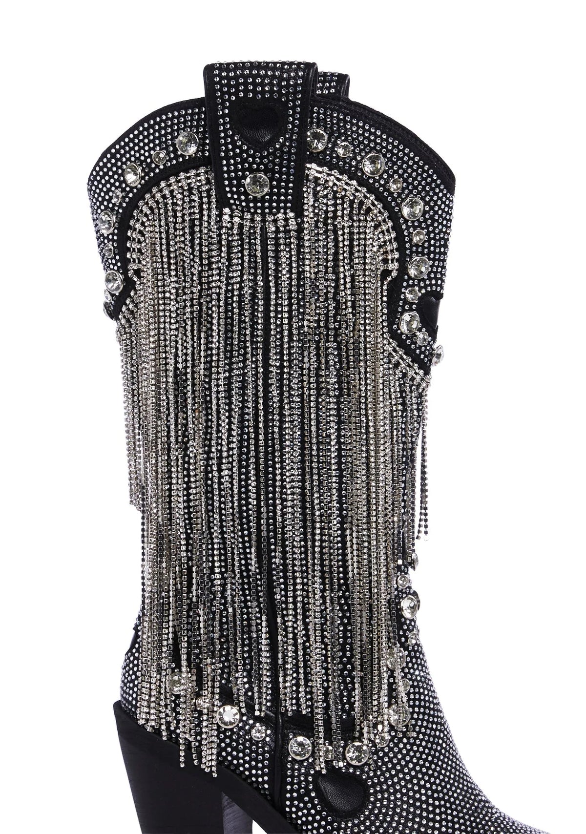 Present Perfect Cowboy Boots – Silver
