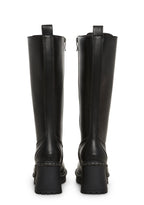 Record Shopping Knee High Boots