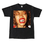 Erykah Badu T-shirt Unisex Cotton Retro 90's Graphic Top Tee Unisex Crewneck Shirt