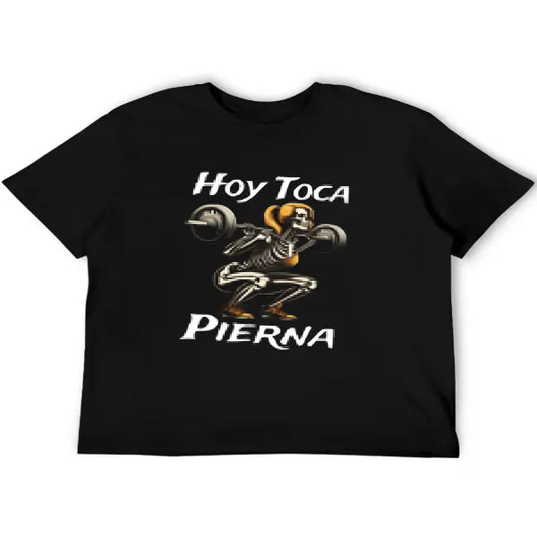 womens black cotton graphic t shirt skeleton weightlifting pijena print loose fit round neck short sleeve breathable casual summer tee for gym humor casual attire gym shirts black