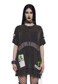 Send My Soul Washed Tee Dress