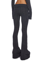 Deep Thoughts Flare Pants – Gray