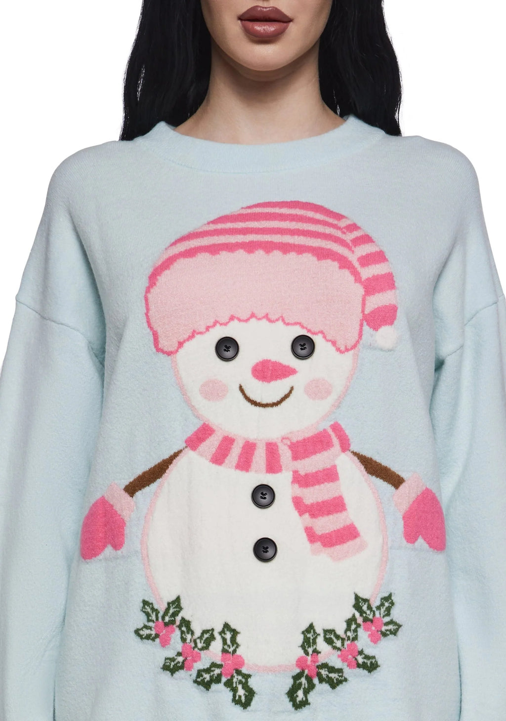 Frosty Dreams Intarsia Sweater