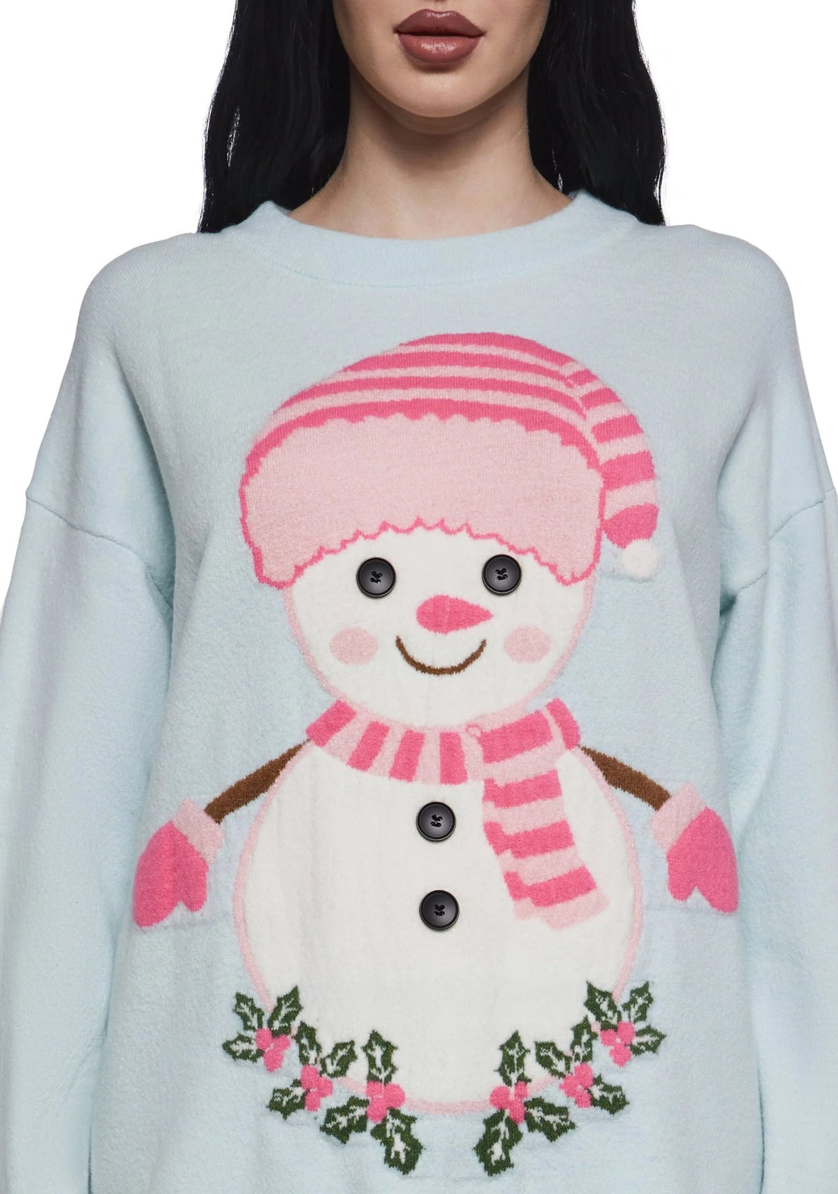 Frosty Dreams Intarsia Sweater