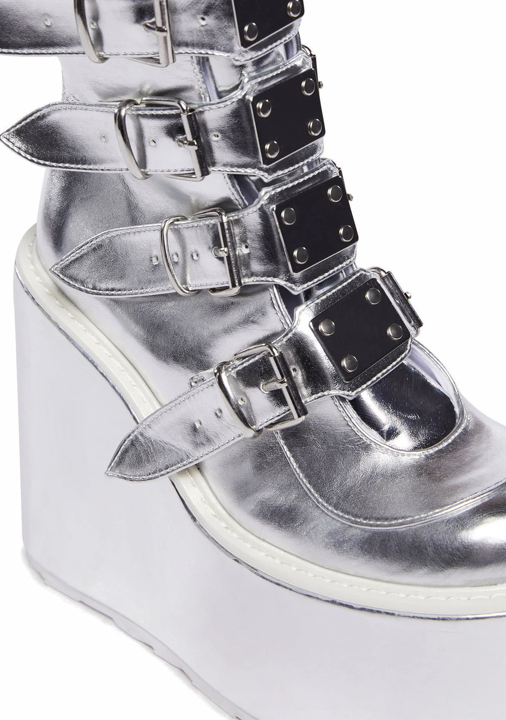 Liquid Silver Trinity Boots