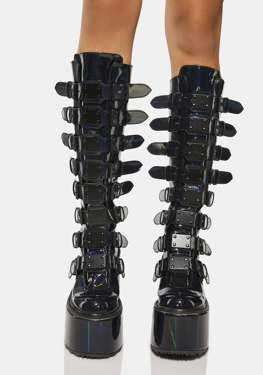 Swing-815 Platform Knee High Boots