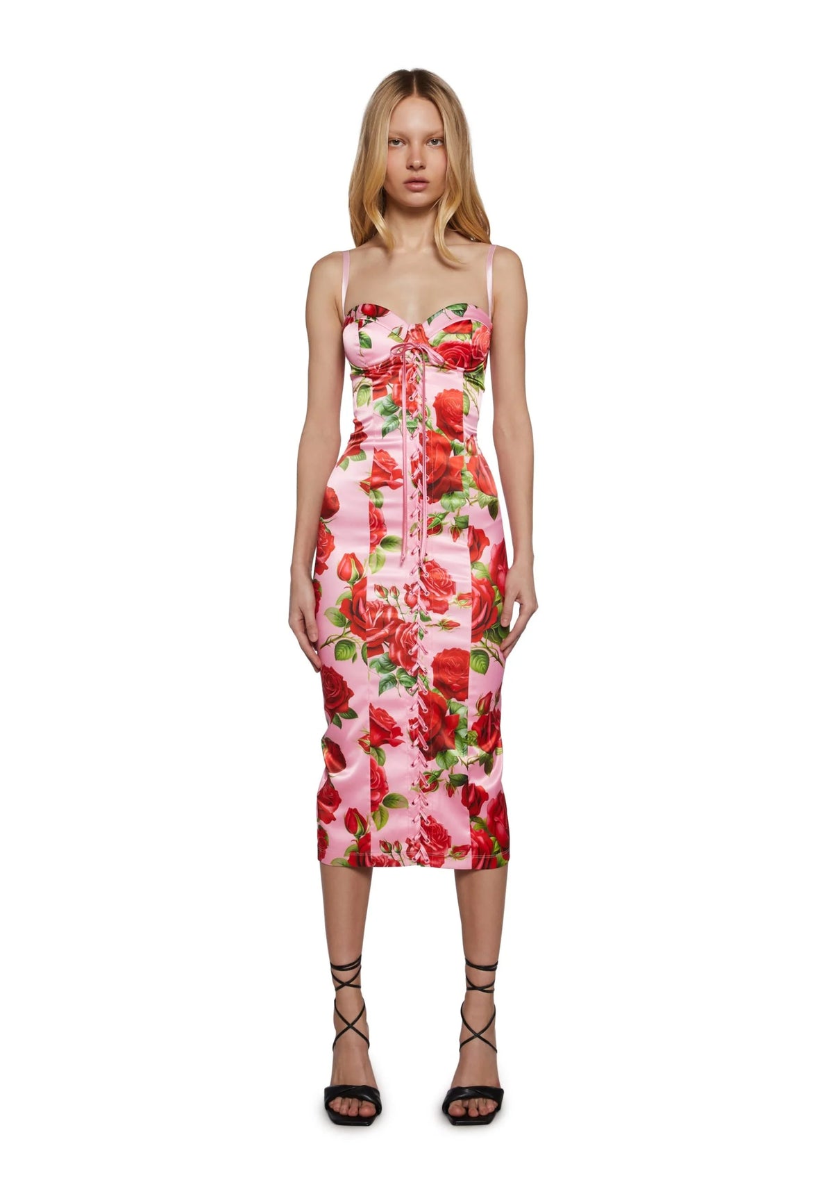 Romantic Getaway Midi Dress – Pink