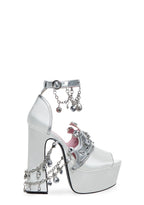 Royal Charm Peep Toe Heels