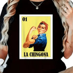 Colorful Watermelon Loteria Graphic Tee Ideal for Summer Celebrations and Birthdays Comfortable Short Sleeve Shirt for Teens