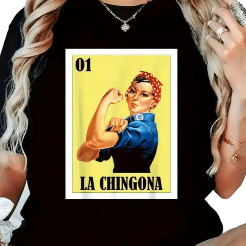 Colorful Watermelon Loteria Graphic Tee Ideal for Summer Celebrations and Birthdays Comfortable Short Sleeve Shirt for Teens