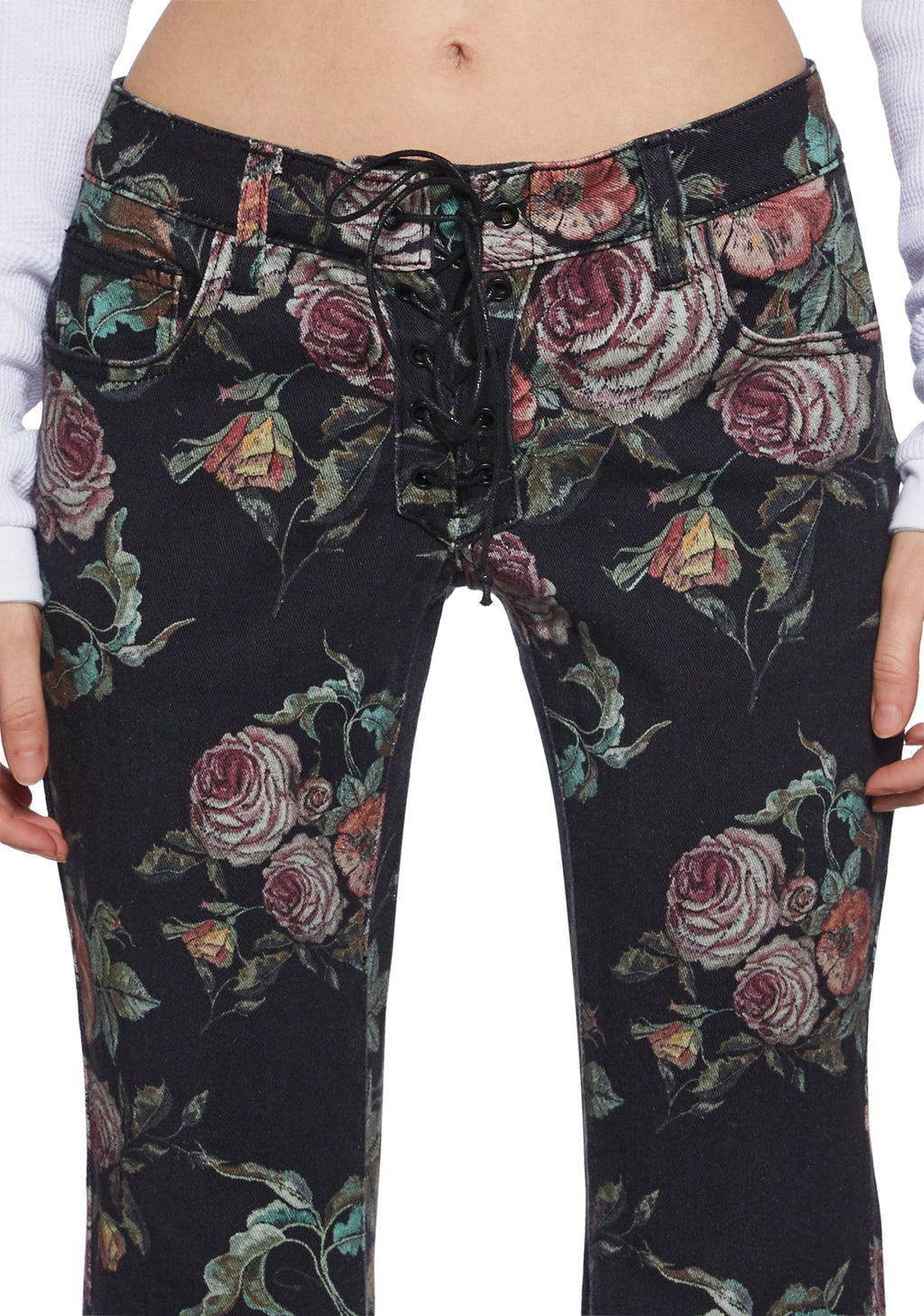 Poetic Words Denim Jeans
