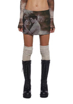 My Life Now Mesh Mini Skirt