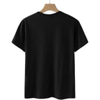 latest modern cotton T-shirt black lion graphic casual versatile breathable comfortable round neck hot selling mens black short sleeve T-shirt