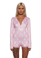 Playboy Slumber Bunny Romper – Pink