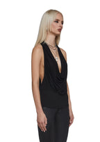 Celeb Status Halter Top – Black