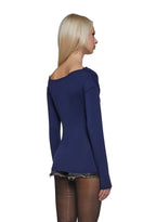 Step Up Long Sleeve Top – Blue