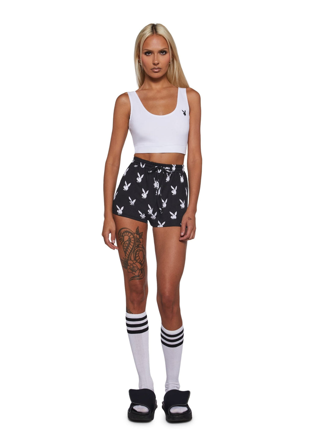 Playboy Slumber Bunny Set – Black
