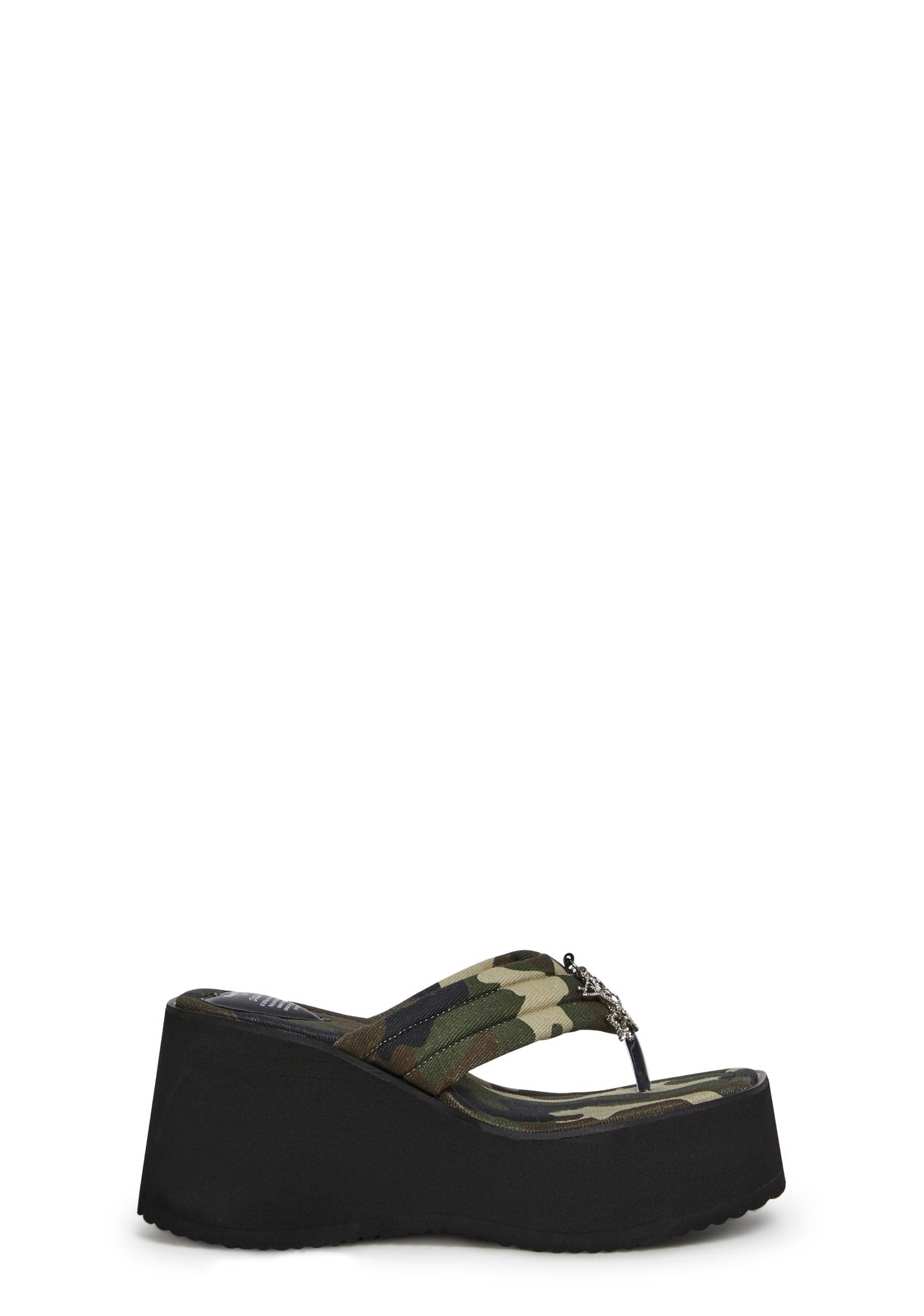 My Command Platform Thong Sandals
