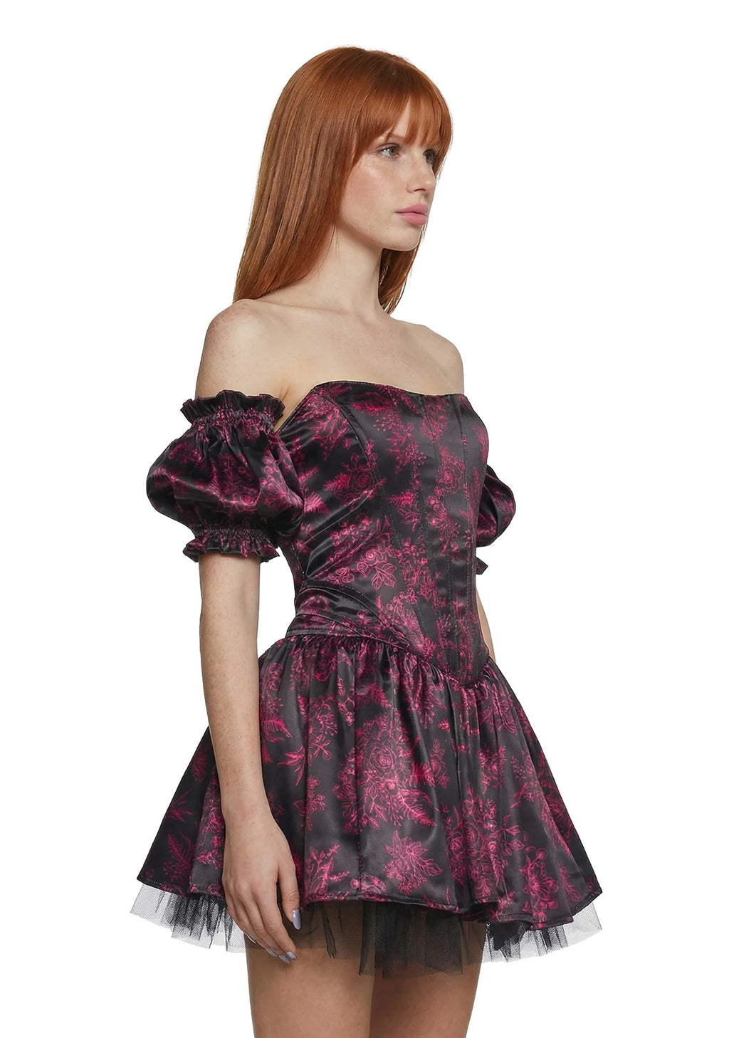 Holding Court Corset Dress – Black
