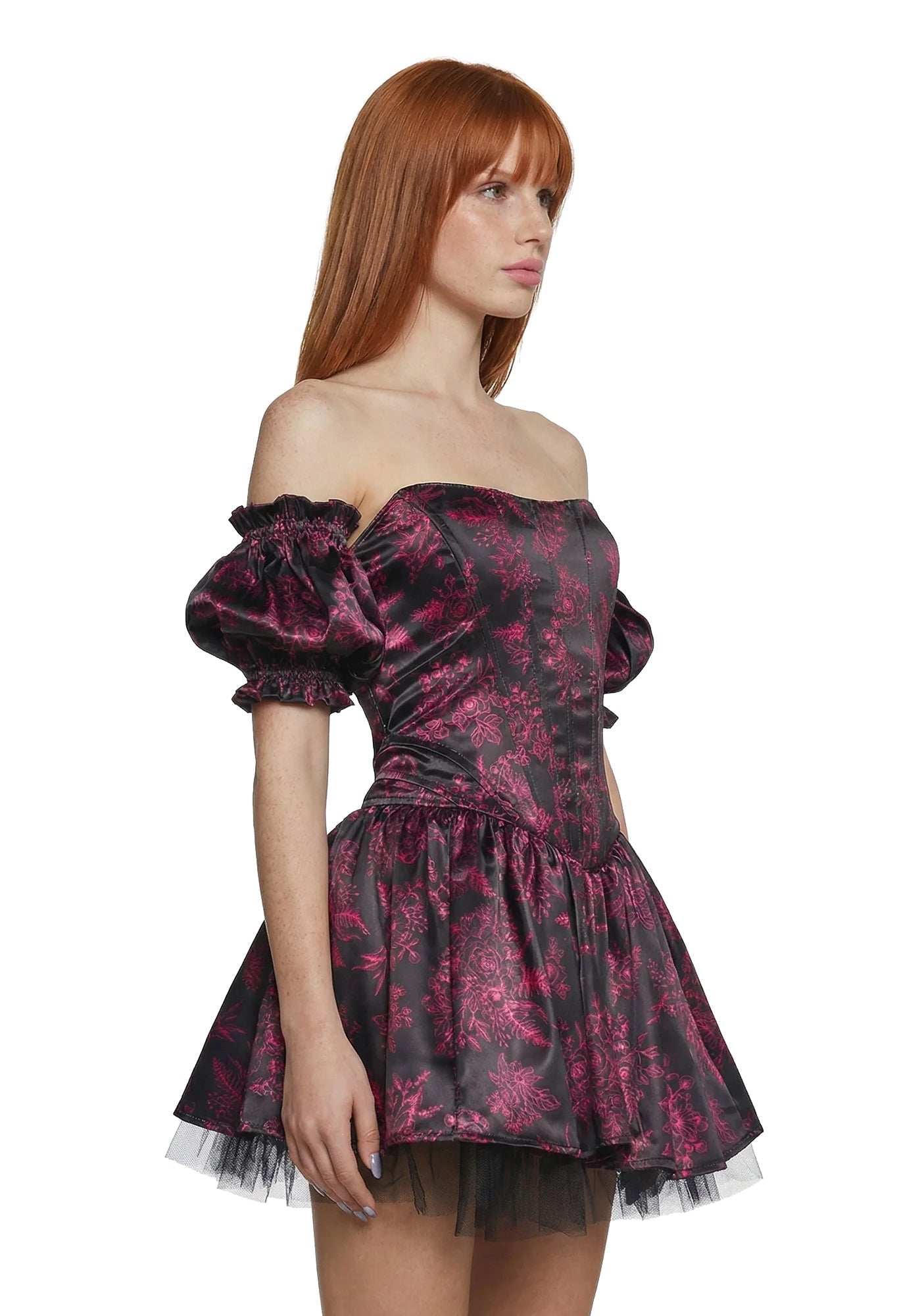 Holding Court Corset Dress – Black
