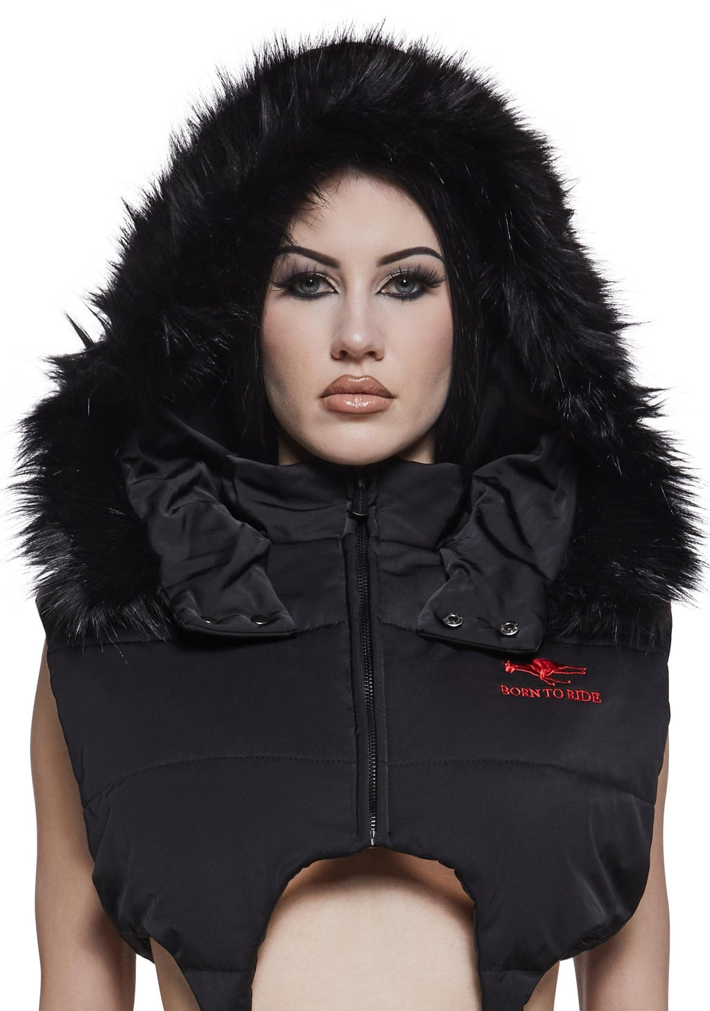 Born To Ride Puffer Vest