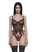 Blossom Beauty Peplum Lingerie Set