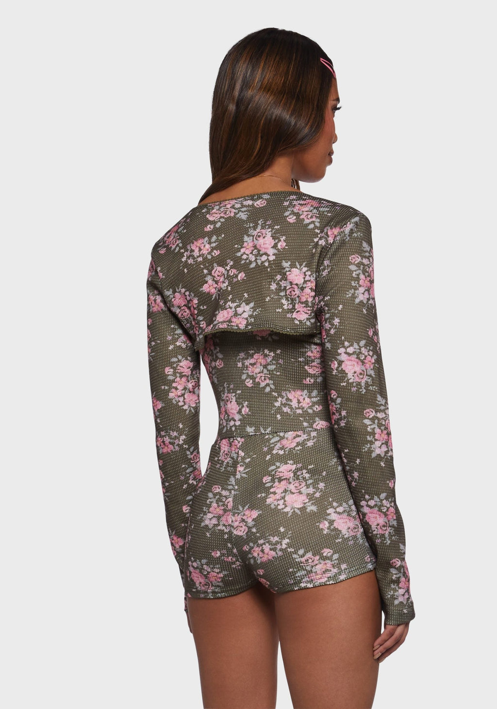 Beautiful Bloom Romper And Shrug Set