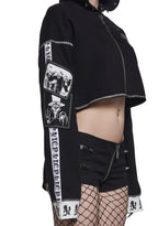 Boogie Woogie Wu Cropped Hoodie
