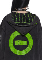 Black No.1 Washed Hoodie
