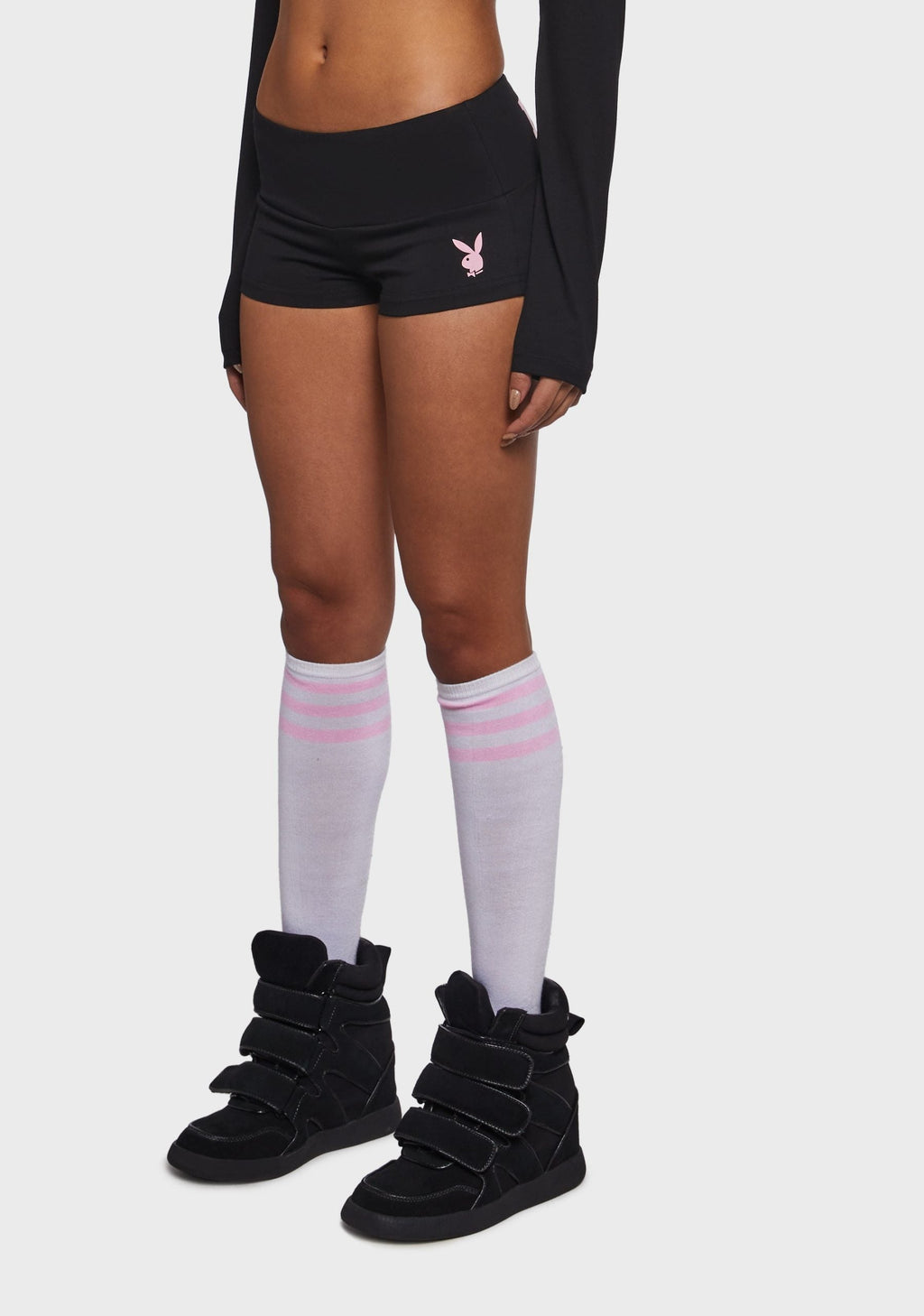 Playboy Mini Shorts – Black