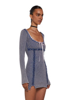 Pen Pals Thermal Mini Dress