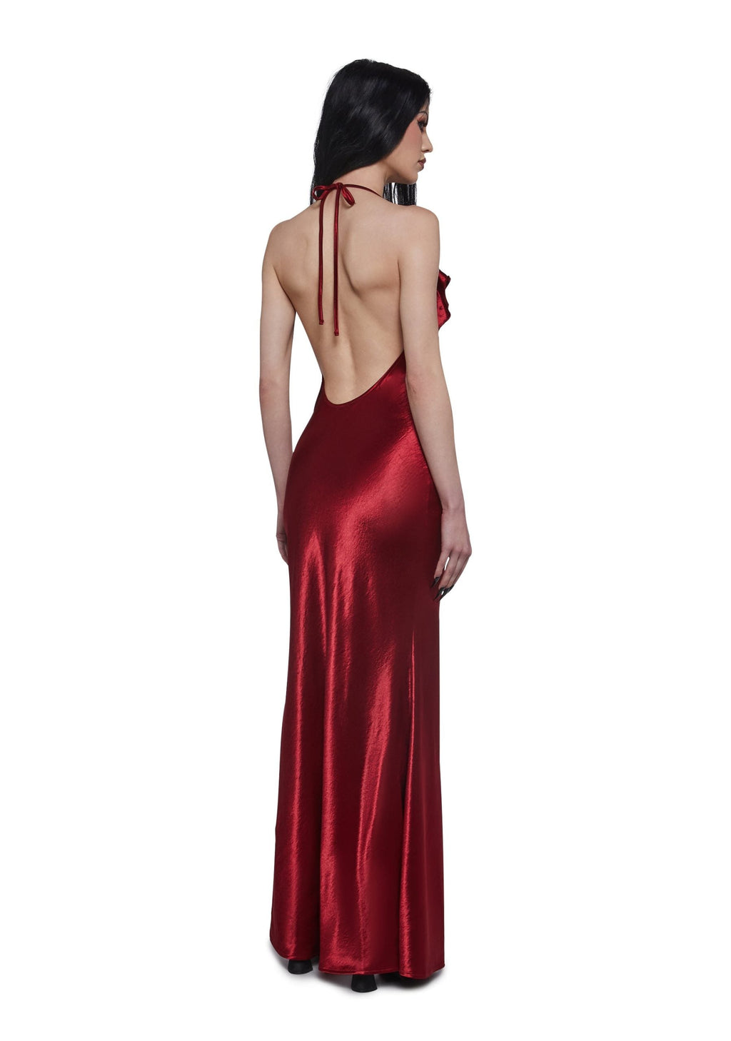 Envy Appeal Satin Maxi Dress