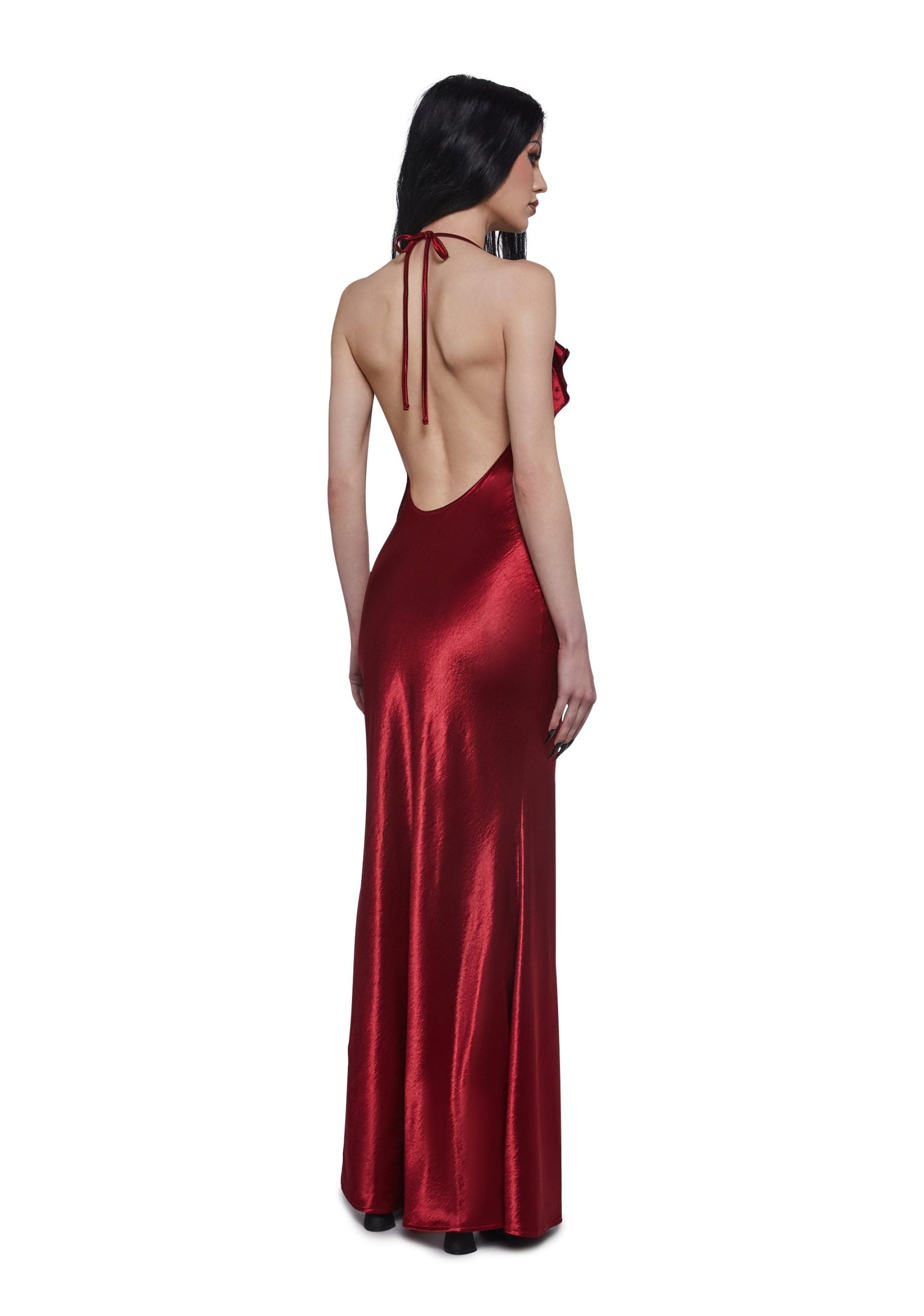 Envy Appeal Satin Maxi Dress