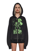 Glow In The Dark Juggla Washed Hoodie