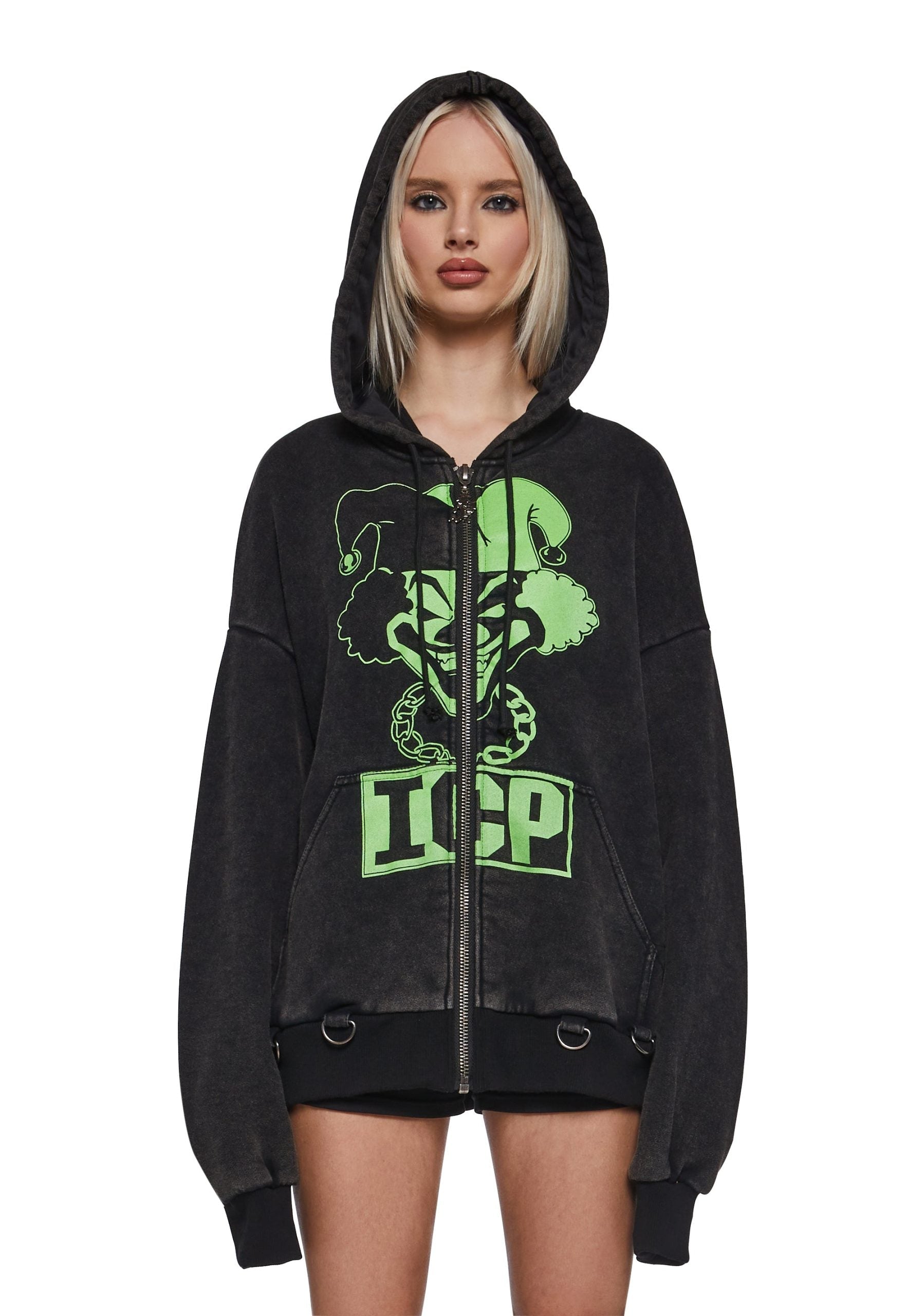 Glow In The Dark Juggla Washed Hoodie