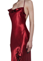 Envy Appeal Satin Maxi Dress