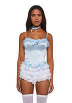 Romantic Age Corset Top – Blue