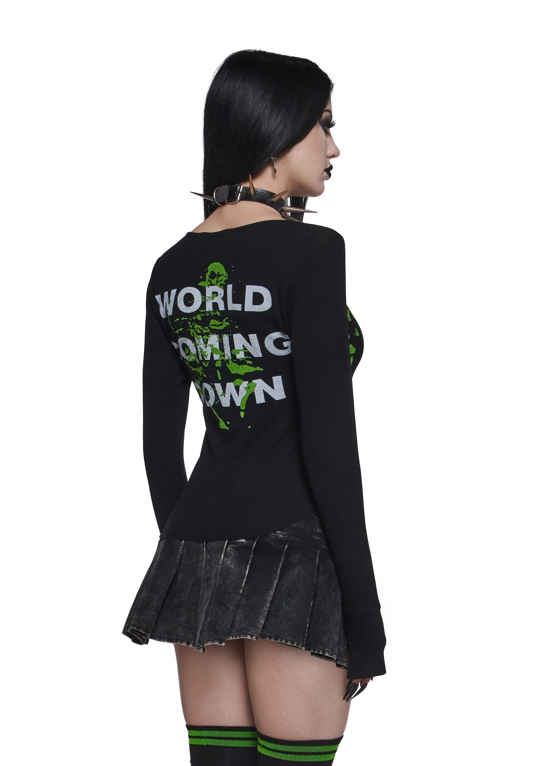 World Coming Down Long Sleeve Top