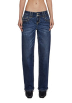 30″ Low Rise Slim Wide Jeans