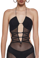Dancefloor Nights Mesh Jumpsuit